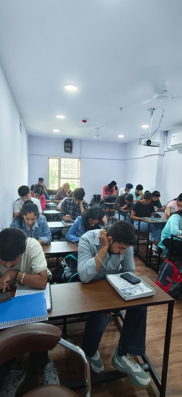 Vinay Academy classroom with students and teacher